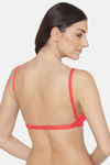 Komli Lightly Padded Non Wired Full Coverage Bra - Coral — thumbnail 2