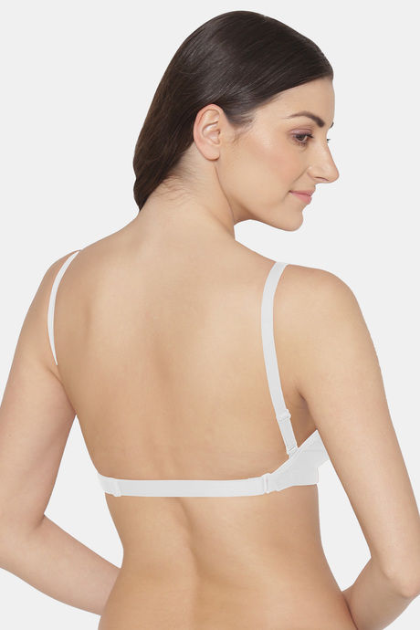 Komli Lightly Padded Non Wired Full Coverage Bra - Off White — image 2