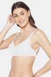 Komli Lightly Padded Non Wired Full Coverage Bra - Off White — thumbnail 5