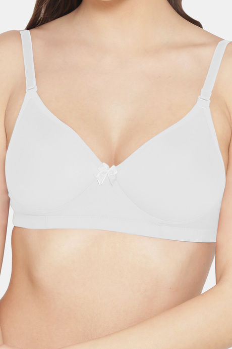 Komli Lightly Padded Non Wired Full Coverage Bra - Off White — image 6