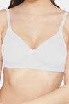 Komli Lightly Padded Non Wired Full Coverage Bra - Off White — thumbnail 6