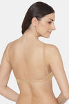 Komli Lightly Padded Non Wired Full Coverage Bra - Skin — thumbnail 4