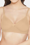 Komli Lightly Padded Non Wired Full Coverage Bra - Skin — thumbnail 6