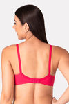 Komli Double Layered Non Wired Full Coverage T-Shirt Bra - Dark Pink — thumbnail 2
