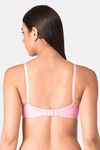 Komli Double Layered Non Wired Full Coverage T-Shirt Bra - Pink — thumbnail 2
