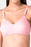 Komli Double Layered Non Wired Full Coverage T-Shirt Bra - Pink — thumbnail 5