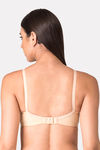 Komli Double Layered Non Wired Full Coverage T-Shirt Bra - Skin — thumbnail 2