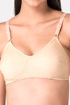 Komli Double Layered Non Wired Full Coverage T-Shirt Bra - Skin — thumbnail 5