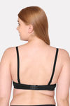 Komli Padded Non Wired Full Coverage T-Shirt Bra - Black — thumbnail 2