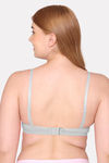 Komli Padded Non Wired Full Coverage T-Shirt Bra - Grey — thumbnail 2