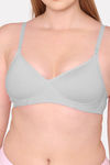 Komli Padded Non Wired Full Coverage T-Shirt Bra - Grey — thumbnail 5