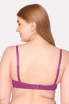 Komli Padded Non Wired Full Coverage T-Shirt Bra - Magenta — thumbnail 2