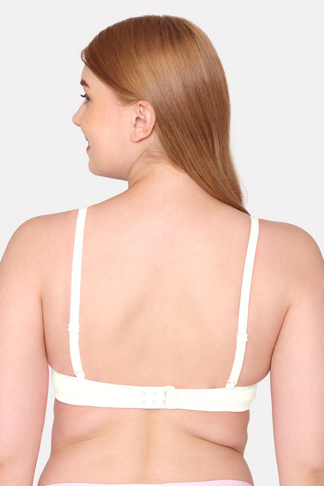 Komli Padded Non Wired Full Coverage T-Shirt Bra - Off White — image 2