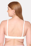 Komli Padded Non Wired Full Coverage T-Shirt Bra - Off White — thumbnail 2