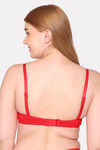 Komli Padded Non Wired Full Coverage T-Shirt Bra - Red — thumbnail 2