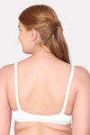 Komli Double Layered Non Wired Full Coverage T-Shirt Bra - White — thumbnail 2