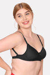 Komli Padded Non Wired Full Coverage Backless Bra - Black — thumbnail 4