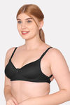 Komli Padded Non Wired Full Coverage Backless Bra - Black — thumbnail 5