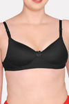 Komli Padded Non Wired Full Coverage Backless Bra - Black — thumbnail 6