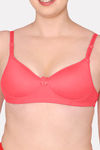Komli Padded Non Wired Full Coverage Backless Bra - Coral — thumbnail 6