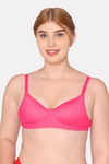 Komli Padded Non Wired Full Coverage Backless Bra - Dark Pink — thumbnail 1
