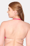 Komli Padded Non Wired Full Coverage Backless Bra - Dark Pink — thumbnail 3