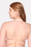Komli Padded Non Wired Full Coverage Backless Bra - Off White — thumbnail 3
