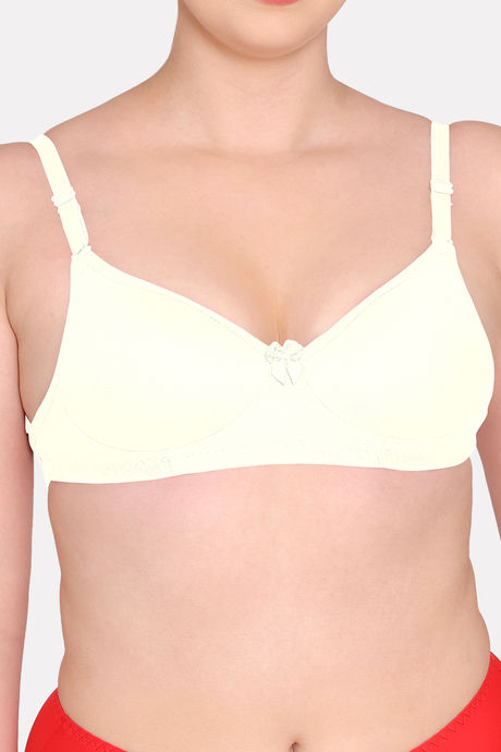 Komli Padded Non Wired Full Coverage Backless Bra - Off White — image 6