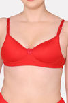 Komli Padded Non Wired Full Coverage Backless Bra - Red — thumbnail 6