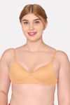 Komli Padded Non Wired Full Coverage Backless Bra - Skin — thumbnail 1