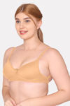 Komli Padded Non Wired Full Coverage Backless Bra - Skin — thumbnail 4