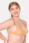 Komli Padded Non Wired Full Coverage Backless Bra - Skin — thumbnail 5