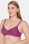 Komli Padded Non Wired Full Coverage T-Shirt Bra - Magenta — thumbnail 4