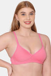 Komli Padded Non Wired Full Coverage T-Shirt Bra - Baby Pink — thumbnail 3