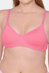 Komli Padded Non Wired Full Coverage T-Shirt Bra - Baby Pink — thumbnail 5