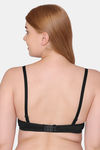 Komli Padded Non Wired Full Coverage T-Shirt Bra - Black — thumbnail 2