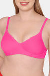 Komli Padded Non Wired Full Coverage T-Shirt Bra - Dark Pink — thumbnail 5