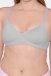 Komli Padded Non Wired Full Coverage T-Shirt Bra - Grey — thumbnail 5