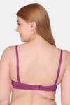 Komli Padded Non Wired Full Coverage T-Shirt Bra - Magenta — thumbnail 2