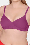 Komli Padded Non Wired Full Coverage T-Shirt Bra - Magenta — thumbnail 5