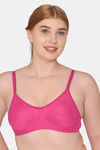 Komli Double Layered Non Wired Full Coverage T-Shirt Bra - Dark Pink — thumbnail 1