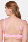 Komli Double Layered Non Wired Full Coverage T-Shirt Bra - Pink — thumbnail 2