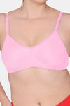 Komli Double Layered Non Wired Full Coverage T-Shirt Bra - Pink — thumbnail 5