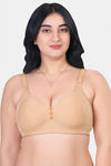 Komli Padded Non Wired Full Coverage Minimiser Bra - Fawn — thumbnail 1