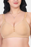 Komli Padded Non Wired Full Coverage Minimiser Bra - Fawn — thumbnail 5