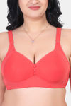 Komli Padded Non Wired Full Coverage Minimiser Bra - Ruby — thumbnail 5
