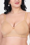 Komli Padded Non Wired Full Coverage T-Shirt Bra - Fawn — thumbnail 5