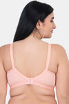 Komli Double Layered Non Wired Full Coverage T-Shirt Bra - Peach — thumbnail 2