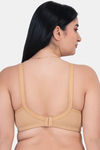 Komli Double Layered Non Wired Full Coverage Minimiser Bra - Fawn — thumbnail 2