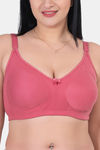 Komli Double Layered Non Wired Full Coverage Minimiser Bra - Plum — thumbnail 5